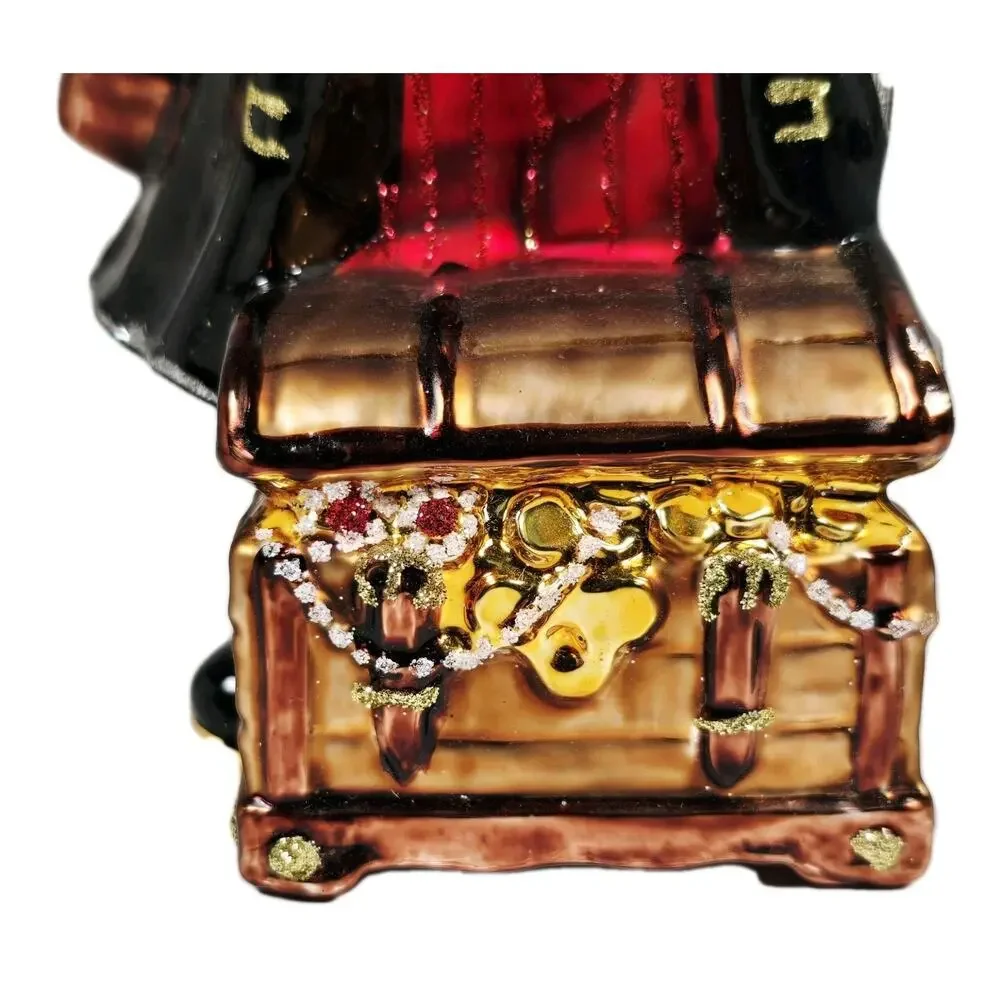 Rare Christopher Radko CAPTAIN OGLETHORPE Santa Glass Ornament 3012834 Military